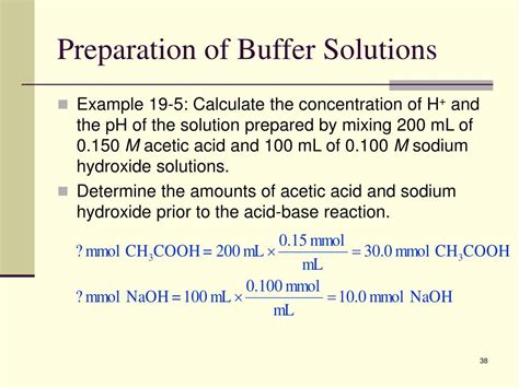 acetic acid plus sodium hydroxide|Methods for preparing buffers (video) .